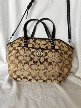 Coach Signature Canvas Mini Satchel Crossbody